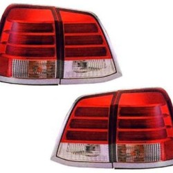 Πίσω φανάρια led για Toyota Land Cruiser  J200 (2007+) - chrome - σετ 2τμχ.