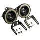 Προβολάκια led με angel eyes για φώτα ημέρας 30W - 2τμχ.
