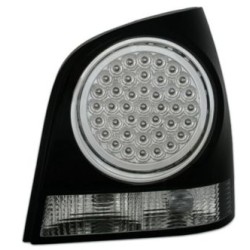 Πίσω φανάρια για Vw Polo 9N+ 9N3 (2001-2009) - μαύρα - σετ 2τμχ.