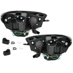 Φανάρια εμπρός led για Vw Scirocco (2008+) , μαύρα , με λάμπες (Η1) - σετ 2τμχ. Φανάρια εμπρός led για Vw Scirocco (2008+) , μαύρα , με λάμπες (Η1) - σετ 2τμχ.