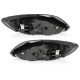 Πίσω φανάρια led για Vw Scirocco (2008+) - μαύρα - σετ 2τμχ.