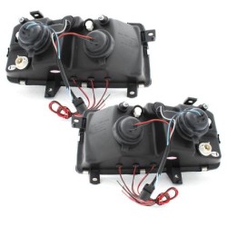 Φανάρια εμπρός angel eyes για Vw Vento (1991-1998) - chrome , με λάμπες (Η1) - σετ 2τμχ. Φανάρια εμπρός angel eyes για Vw Vento (1991-1998) - chrome , με λάμπες (Η1) - σετ 2τμχ.