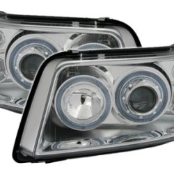 Φανάρια εμπρός angel eyes για Vw Transporter T5 (2003-2009) , χωρίς λάμπες (Η7) - σετ 2τμχ.
