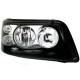 Φανάρια εμπρός για Vw Transporter T5 (2003-2009) - μαύρα ,  χωρίς  λάμπες (Η1) - σετ 2τμχ.