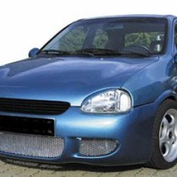Μάσκα χωρίς σήμα για Opel Corsa B (1997-2001) - μαύρη Μάσκα χωρίς σήμα για Opel Corsa B (1997-2001) - μαύρη