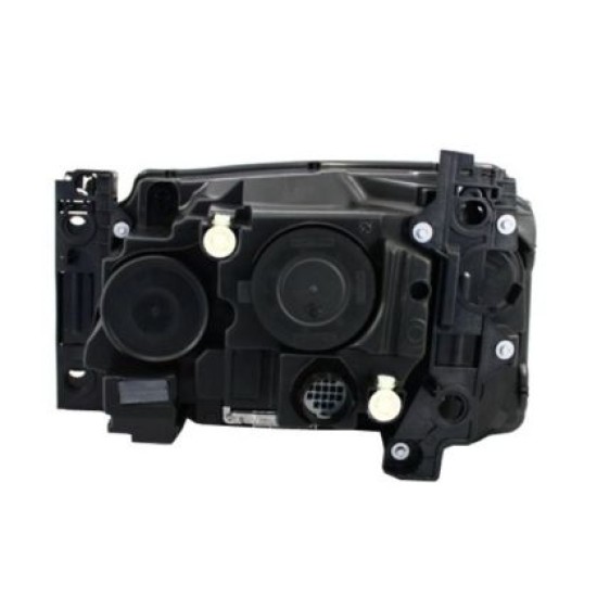 Φανάρια εμπρός led angel eyes για Land Rover /Range Rover Sport ((2009+) - μαύρα , με λάμπες (Η1) - σετ 2τμχ.