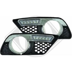 Φώτα ημέρας με τρύπα για προβολάκια Mercedes C-CLASS W204 (2007-2011) -για AMG προφυλακτήρα Φώτα ημέρας με τρύπα για προβολάκια Mercedes C-CLASS W204 (2007-2011) -για AMG προφυλακτήρα