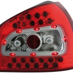 Πίσω φανάρια led για Audi A3 (1996-2003) - μαύρα - σετ 2τμχ.