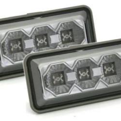 Led φλας φτερού για Vw Golf 3 / Vento / Passat -φιμέ - σετ 2τμχ.