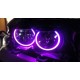 RGB δαχτυλίδια angel eyes led για BMW E46 coupe (1998-2003) / BMW E46 Sedan, Combi (1998-2005) - με τηλεχειρισμό για αλλαγή χρωμάτων