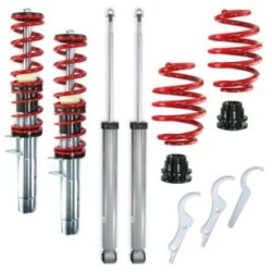 Ρυθμιζόμενη ανάρτηση για BMW E46 (1998-2005)  - κόκκινα ελατήρια - 4τμχ. Ρυθμιζόμενη ανάρτηση για BMW E46 (1998-2005)  - κόκκινα ελατήρια - 4τμχ.