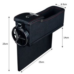 Organizer με κερματοθήκη και ποτηροθήκη αυτοκινήτου - ανάμεσα στα καθίσματα Organizer με κερματοθήκη και ποτηροθήκη αυτοκινήτου - ανάμεσα στα καθίσματα