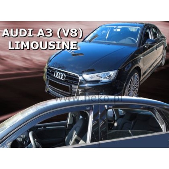 Ανεμοθραύστες για Audi A3 (2012-2020) sedan - 4 τμχ. εμπρός και πίσω
