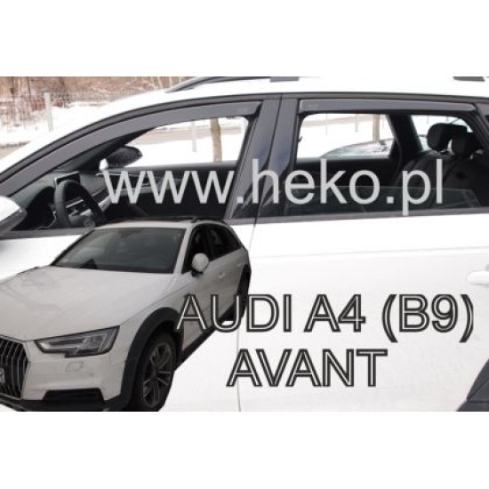 Ανεμοθραύστες για Audi A4 B9 (2016-2023) combi - 4 τμχ. εμπρός και πίσω