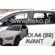 Ανεμοθραύστες για Audi A4 B9 (2016-2023) combi - 4 τμχ. εμπρός και πίσω