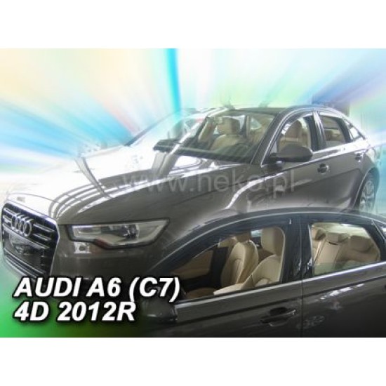 Ανεμοθραύστες για Audi A6 C6 (2011-2018) sedan - 4 τμχ. εμπρός και πίσω