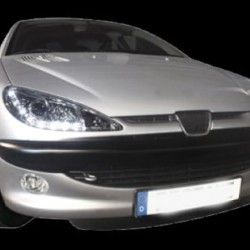 Φανάρια εμπρός led για Peugeot 206 , με λάμπες (Η1) - σετ 2τμχ. Φανάρια εμπρός led για Peugeot 206 , με λάμπες (Η1) - σετ 2τμχ.