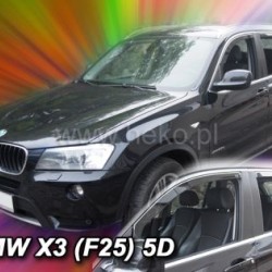 Ανεμοθραύστες για BMW X3 F25 (2010+) - 4 τμχ. εμπρός και πίσω