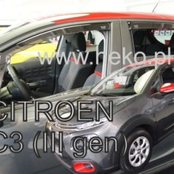 Ανεμοθραύστες για Citroen C3  ΙΙI (2017+) 5 πορτο - 4 τμχ. εμπρός και πίσω Ανεμοθραύστες για Citroen C3  ΙΙI (2017+) 5 πορτο - 4 τμχ. εμπρός και πίσω