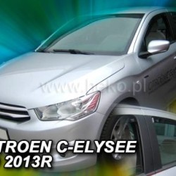 Ανεμοθραύστες για Citroen C-Elysee (2014+) sedan - 4 τμχ. εμπρός και πίσω Ανεμοθραύστες για Citroen C-Elysee (2014+) sedan - 4 τμχ. εμπρός και πίσω