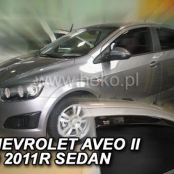 Ανεμοθραύστες για Chevrolet Aveo (2011+) sedan  - 4 τμχ. εμπρός και πίσω Ανεμοθραύστες για Chevrolet Aveo (2011+) sedan  - 4 τμχ. εμπρός και πίσω