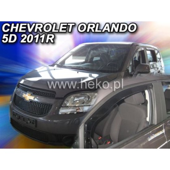 Ανεμοθραύστες για Chevrolet Orlando (2010-2018) 5 πορτο - 2 τμχ. εμπρός