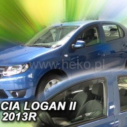Ανεμοθραύστες για Dacia Logan II (2013-2020) sedan  - 4 τμχ. εμπρός και πίσω Ανεμοθραύστες για Dacia Logan II (2013-2020) sedan  - 4 τμχ. εμπρός και πίσω