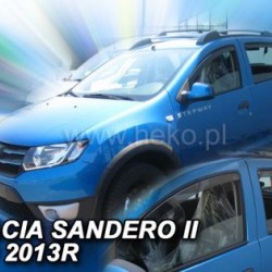 Ανεμοθραύστες για Dacia Sandero / Stepway II (2013-2020) 5 πορτο - 4 τμχ. εμπρός και πίσω Ανεμοθραύστες για Dacia Sandero / Stepway II (2013-2020) 5 πορτο - 4 τμχ. εμπρός και πίσω