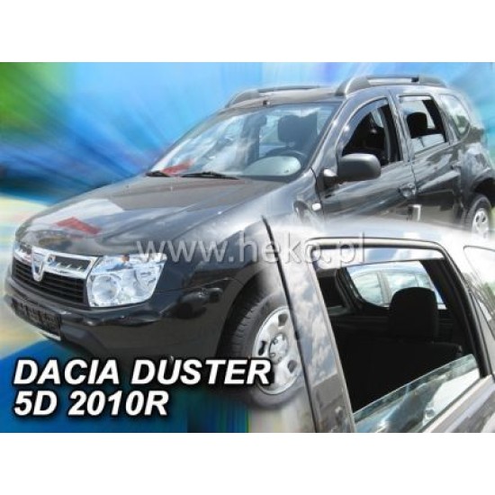 Ανεμοθραύστες για Dacia Duster (2010-2018) 5 πορτο - 4 τμχ. εμπρός και πίσω