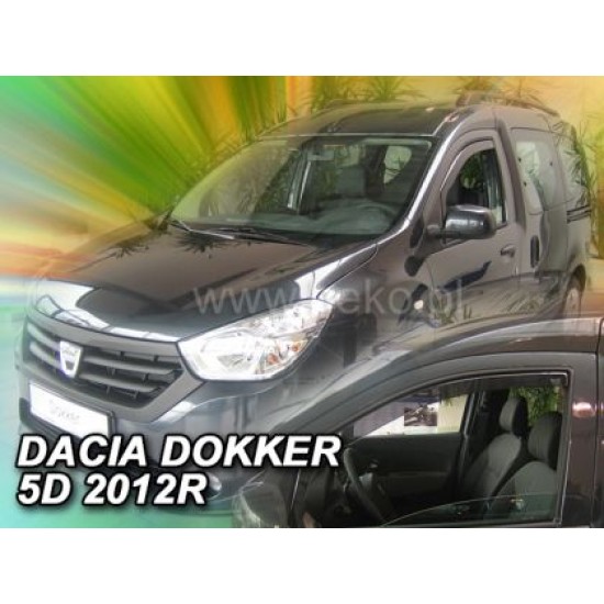 Ανεμοθραύστες για Dacia Lodgy / Dokker (2012-2021) 4/5 πορτο - 2 τμχ. εμπρός