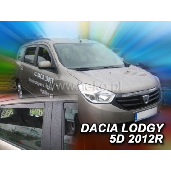 Ανεμοθραύστες για Dacia Lodgy (2012-2021) 5 πορτο - 4 τμχ. εμπρός και πίσω