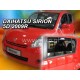 Ανεμοθραύστες για Daihatsu Sirion (2005+) / SUBARU JUSTY (2007 - 2011) 5 πορτο - 4 τμχ. εμπρός και πίσω