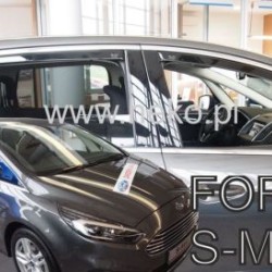 Ανεμοθραύστες για Ford S-Max II (2016+) 5 πορτο - 4 τμχ. εμπρός και πίσω