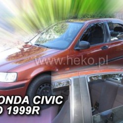 Ανεμοθραύστες για Honda Accord (1988-1991) sedan - 4 τμχ. εμπρός και πίσω