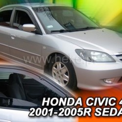 Ανεμοθραύστες για  Honda Civic VII (2001-2005) sedan - 2 τμχ. εμπρός Ανεμοθραύστες για  Honda Civic VII (2001-2005) sedan - 2 τμχ. εμπρός