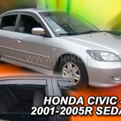 Ανεμοθραύστες για  Honda Civic VII (2001-2005) sedan - 4 τμχ. εμπρός και πίσω Ανεμοθραύστες για  Honda Civic VII (2001-2005) sedan - 4 τμχ. εμπρός και πίσω