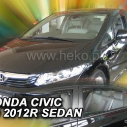 Ανεμοθραύστες για  Honda Civic IX  (2012-2016) sedan - 4 τμχ. εμπρός και πίσω Ανεμοθραύστες για  Honda Civic IX  (2012-2016) sedan - 4 τμχ. εμπρός και πίσω