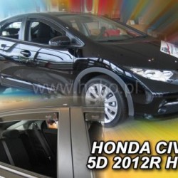 Ανεμοθραύστες για Honda Civic IX (2012-2016) 5 πορτο - 4 τμχ. εμπρός και πίσω