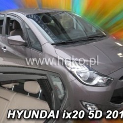 Ανεμοθραύστες για Hyundai ix20 (2010+) 5 πορτο - 4 τμχ. εμπρός και πίσω