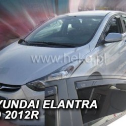 Ανεμοθραύστες για Hyundai Elantra (2010-2015) sedan - 4 τμχ. εμπρός και πίσω