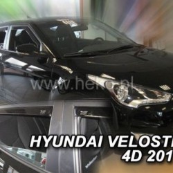 Ανεμοθραύστες για Hyundai Veloster  (2011+) coupe - 2 τμχ. εμπρός και 1 πίσω δεξιά Ανεμοθραύστες για Hyundai Veloster  (2011+) coupe - 2 τμχ. εμπρός και 1 πίσω δεξιά