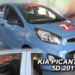Ανεμοθραύστες για Kia Picanto (2004-2011) 5 πορτο - 4 τμχ. εμπρός και πίσω