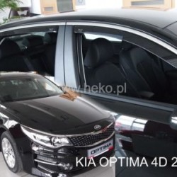 Ανεμοθραύστες για Kia Rio (2017+) sedan - 4 τμχ. εμπρός και πίσω Ανεμοθραύστες για Kia Rio (2017+) sedan - 4 τμχ. εμπρός και πίσω