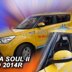 Ανεμοθραύστες για Kia Soul  (2014+) 5 πορτο - 4 τμχ. εμπρός και πίσω