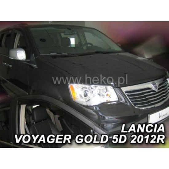 Ανεμοθραύστες για Chrysler Voyager Grand / Lancia Voyager (2008+) / Dodge Grand Caravan (2008+) 5 πορτο - 2 τμχ. εμπρός