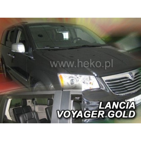 Ανεμοθραύστες για Chrysler Voyager Grand / Lancia Voyager (2008+) / Dodge Grand Caravan (2008+) 5 πορτο - 4 τμχ. εμπρός και πίσω