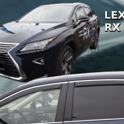 Ανεμοθραύστες για Lexus RX (2016+) sedan - 4 τμχ. εμπρός και πίσω