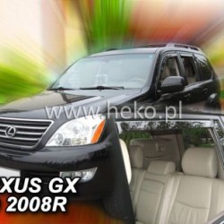 Ανεμοθραύστες για Lexus GX /USA (2004-2009) 5 πορτο - 4 τμχ. εμπρός και πίσω Ανεμοθραύστες για Lexus GX /USA (2004-2009) 5 πορτο - 4 τμχ. εμπρός και πίσω