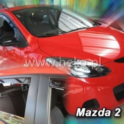 Ανεμοθραύστες για Mazda 2 (2003-2007) 5 πορτο - 4 τμχ. εμπρός και πίσω