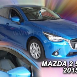 Ανεμοθραύστες για Mazda 2 (2014+) 5 πορτο - 4 τμχ. εμπρός και πίσω